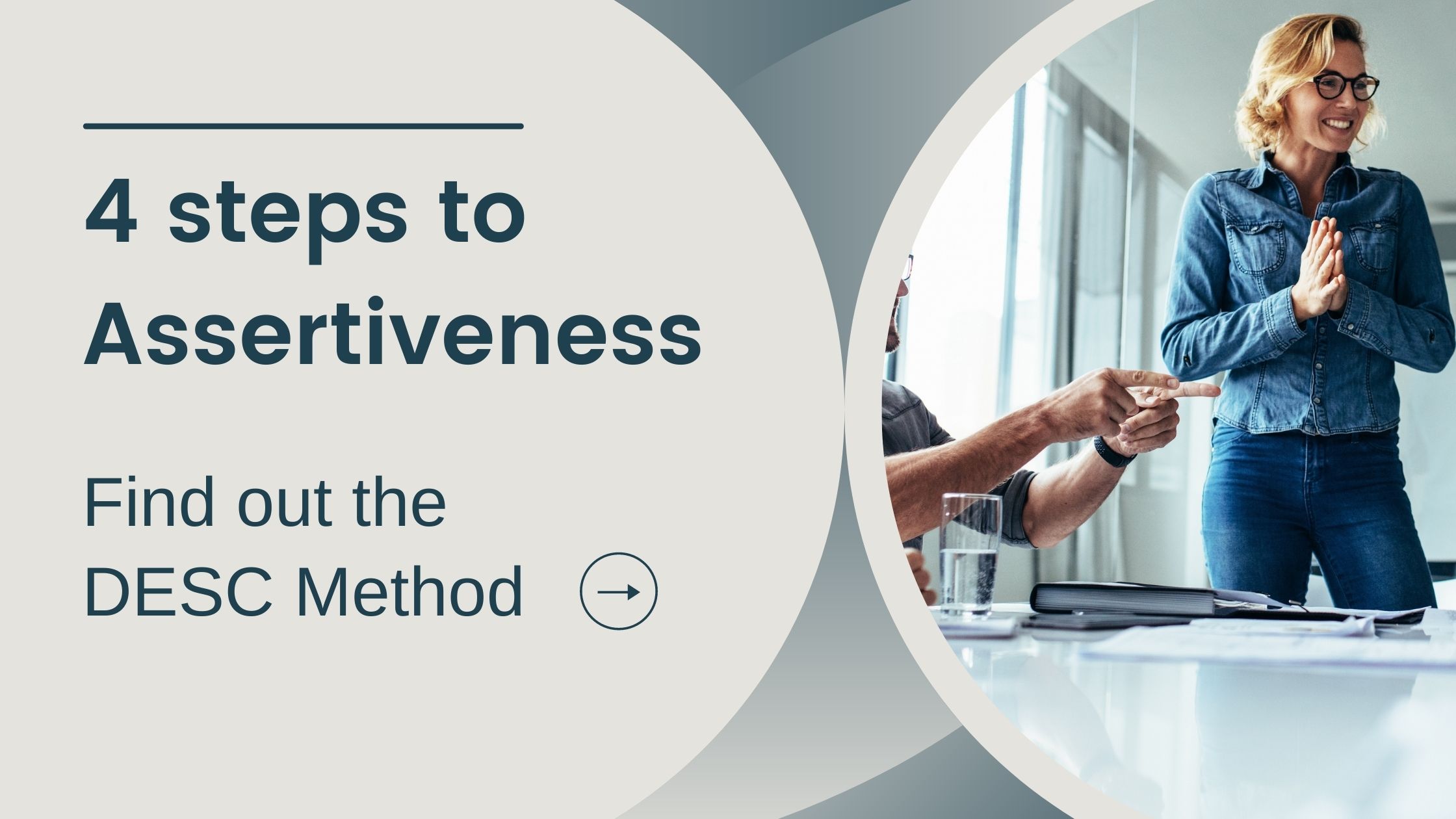 4 steps to assertiveness